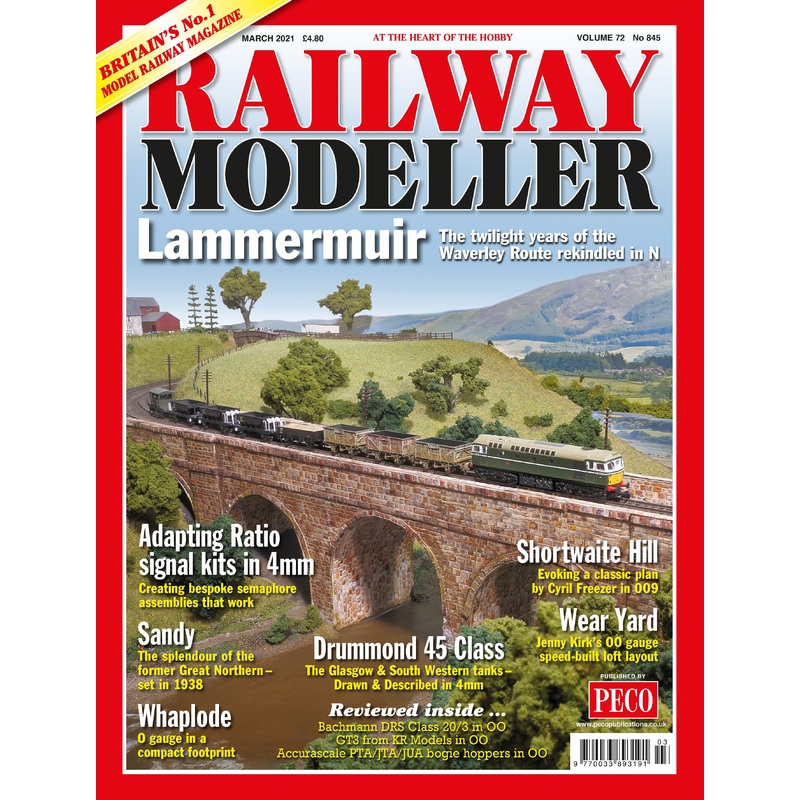 RAILWAY MODELLER March 2021 Vol.72 No.845