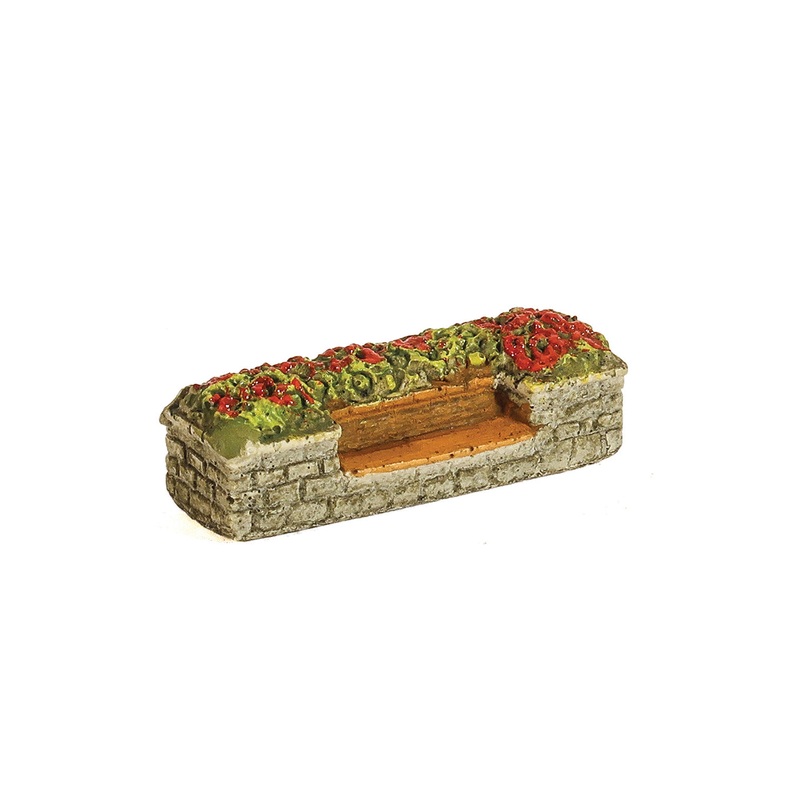 Raised Flower Bed with Built-in Seat