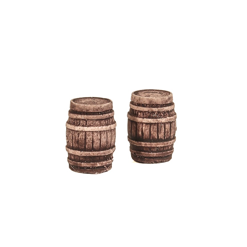 Two Large Oak Casks
