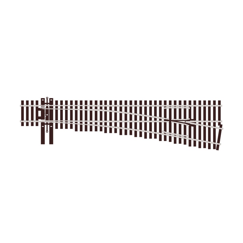 Unifrog Turnout, 6th Radius, Right Hand