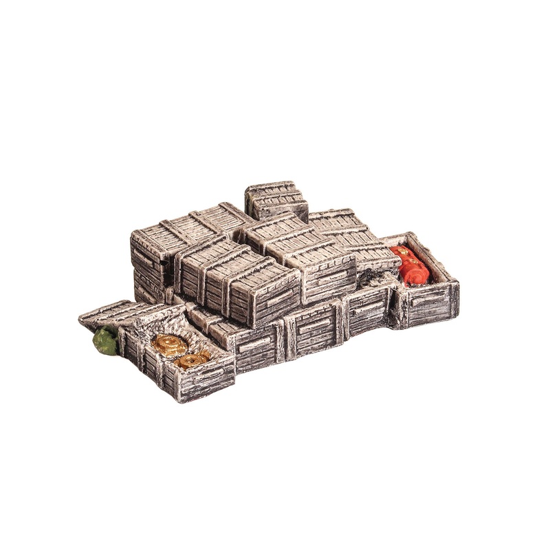 Unloaded Cargo Crates