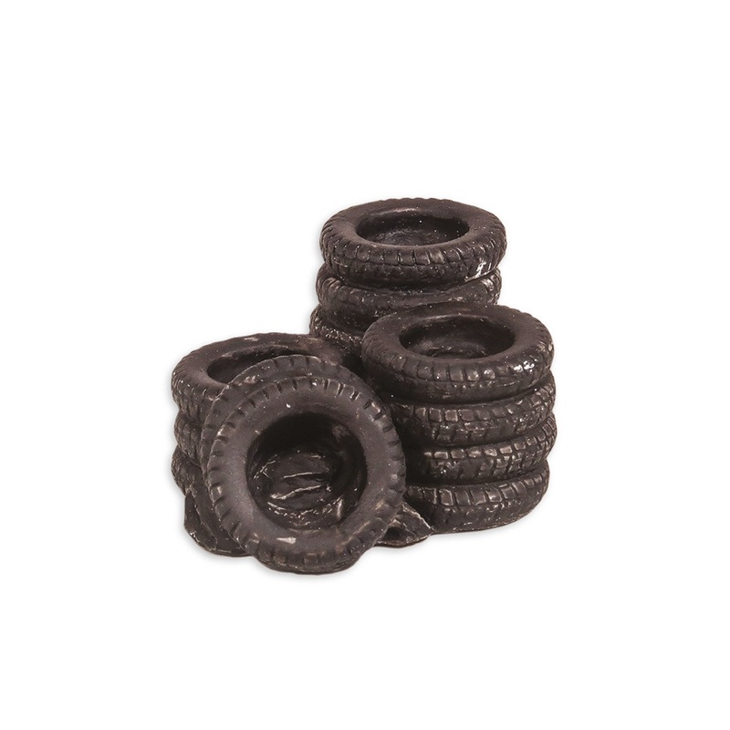 Lineside Pile Of Tyres
