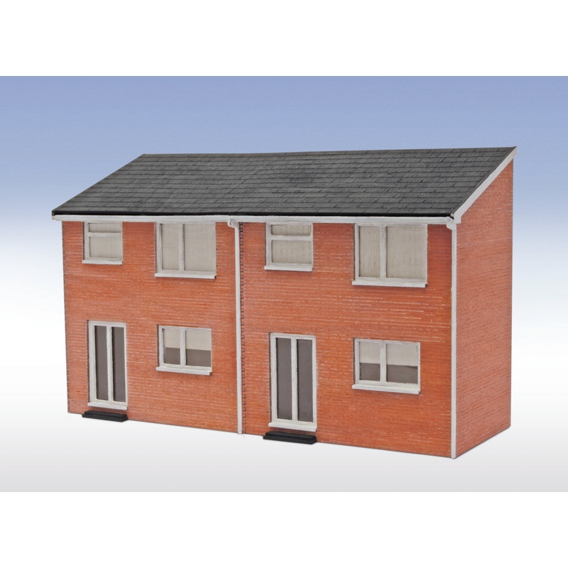 OO/HO 1960s Semi-Detatched House Backs