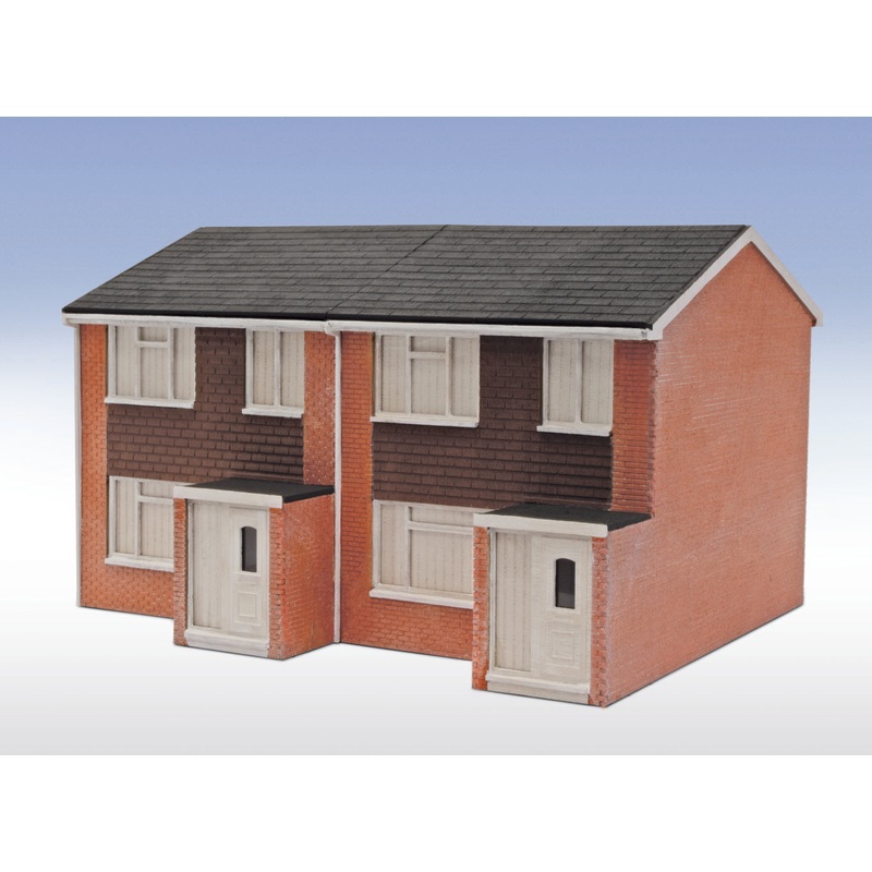 OO/HO 1960s Semi-Detatched House Complete