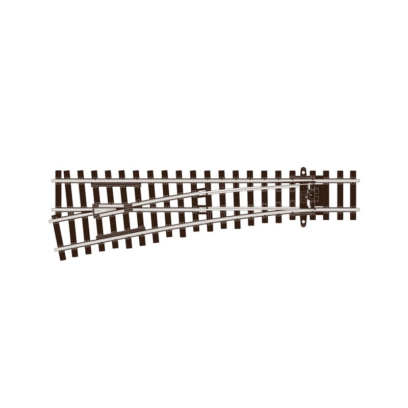 TT:120 C55 Small Radius Turnout L/H
