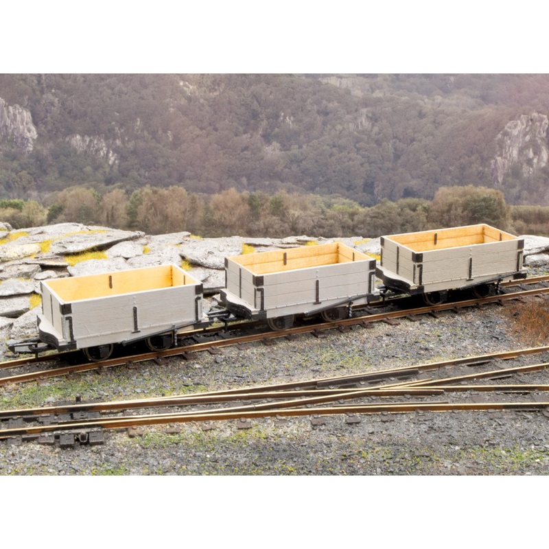 GVT Open Wagons (3) Laser-cut kits (NG7)