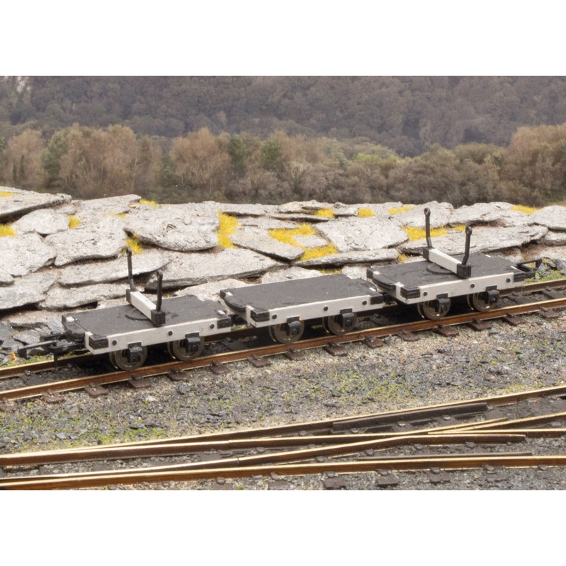 Penrhyn Quarry Railway Bolster Wagons (3) Laser-cut kits (NG7)