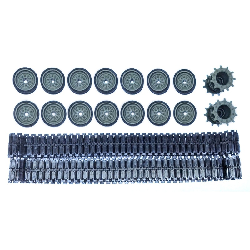 Tongde US M60A3 1/16 Scale  Plastic Tracks, Sprockets, Drive Wheels, and Road Wheels Set