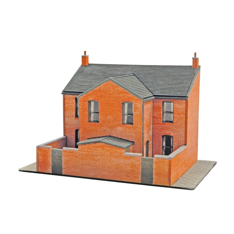 Victorian House Backs, Lasercut Kit