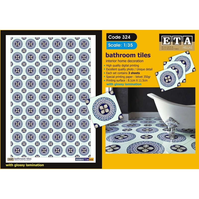 1/35 Bathroom tiles / gloss