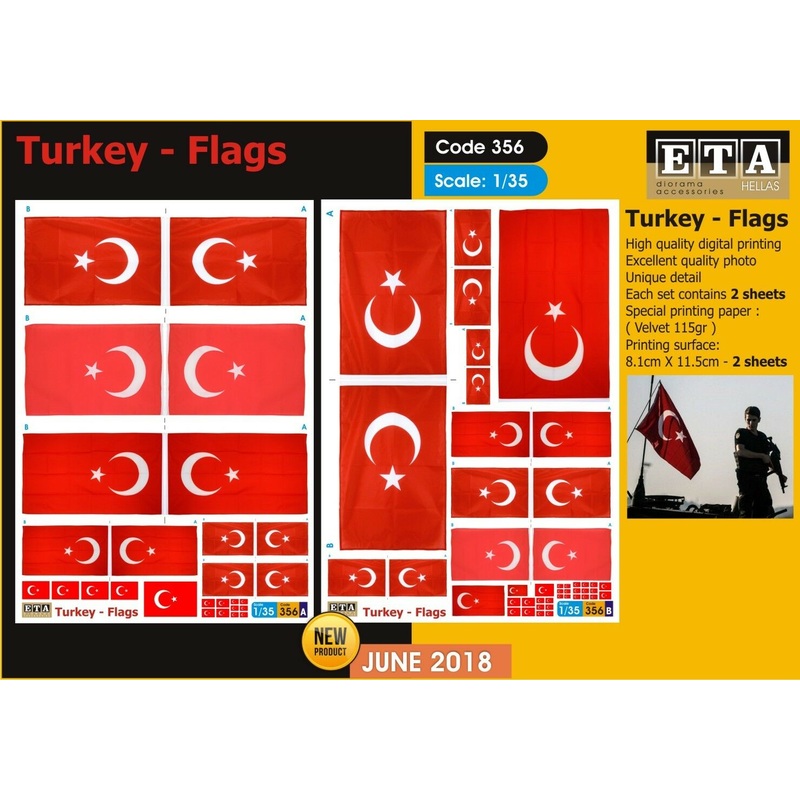 1/35 MODERN Turkey – Flags
