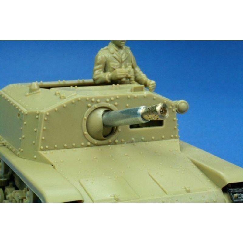 1/35 scale 75mm L/18 pgrade metal Barrel for italian Semovente M4 tank