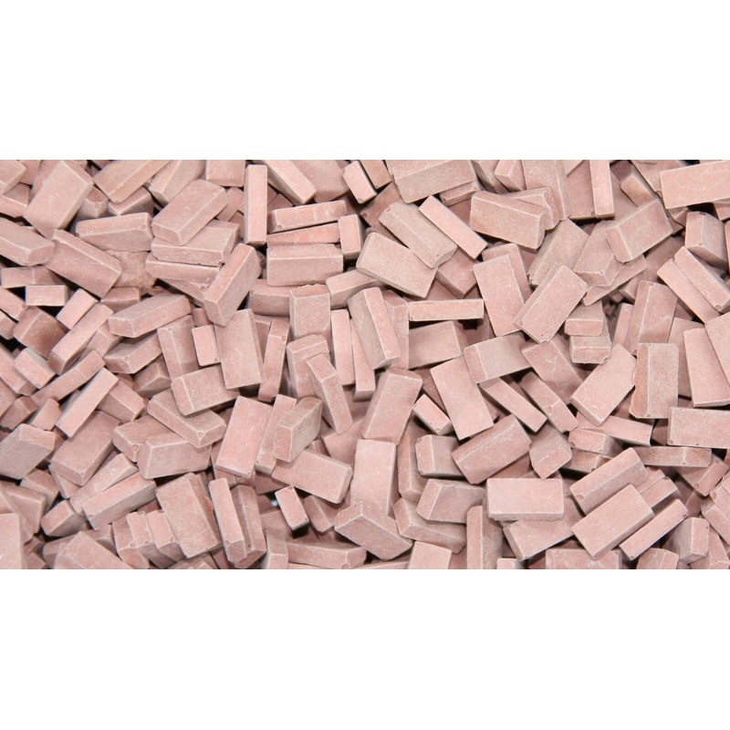 1/35 Scale Bricks  Medium Red (appro
