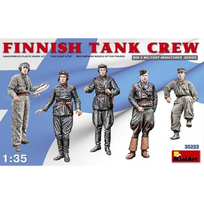 1/35 scale MiniArt: Finnish Tank Crew