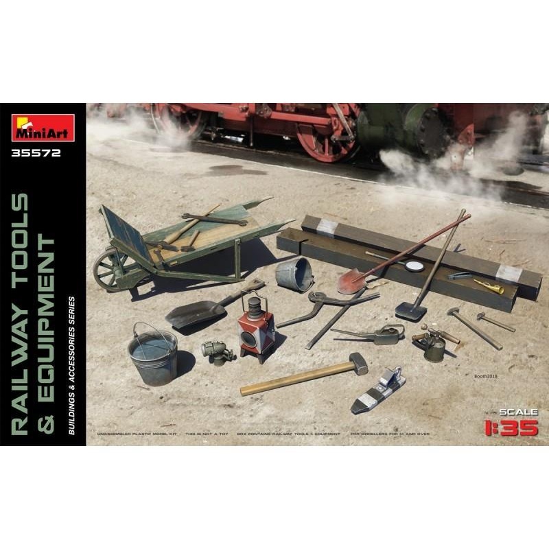 1/35 scale Miniart model kit Railway Accessories and Tools