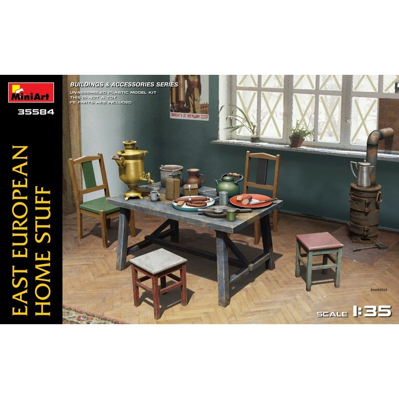 1/35 Scale model kit East European Home Stuff