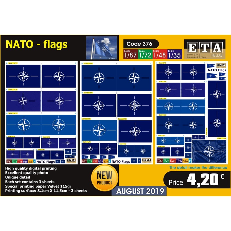 1/35 scale NATO – Flags