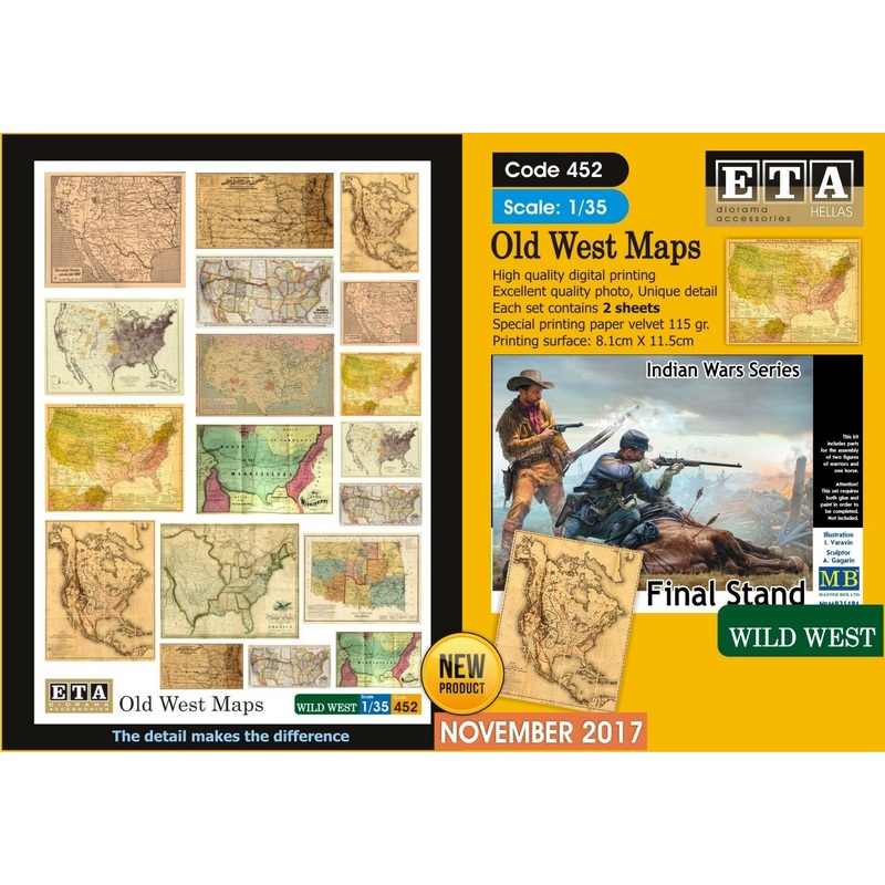 1/35 Scale Old West maps
