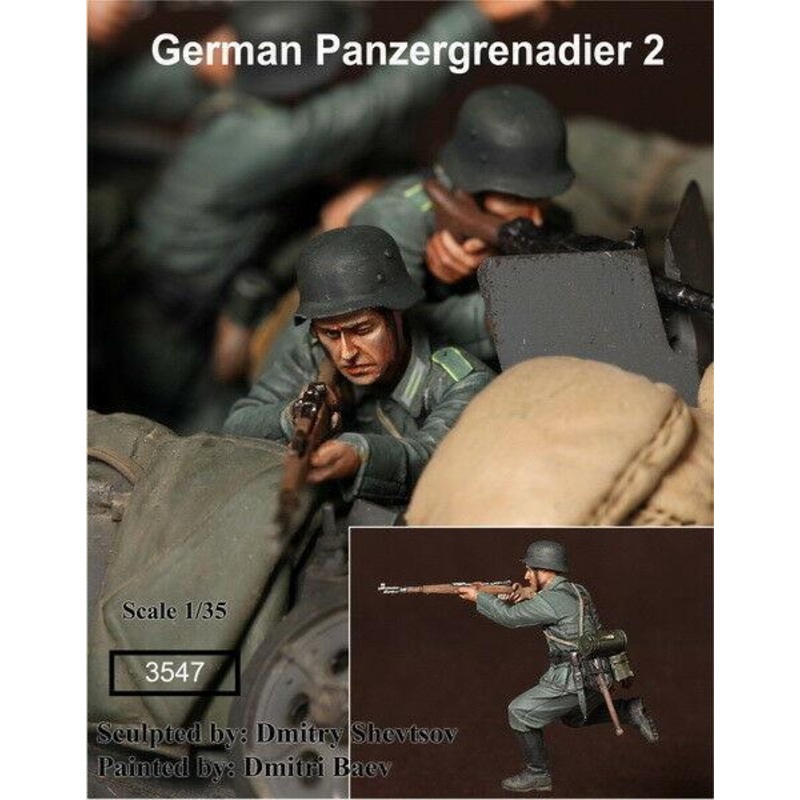 1/35 Scale Resin Figure kit WW2 German Panzergrenadier 2