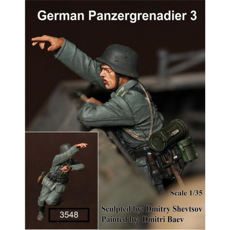 1/35 Scale Resin Figure kit  WW2 German Panzergrenadier 3