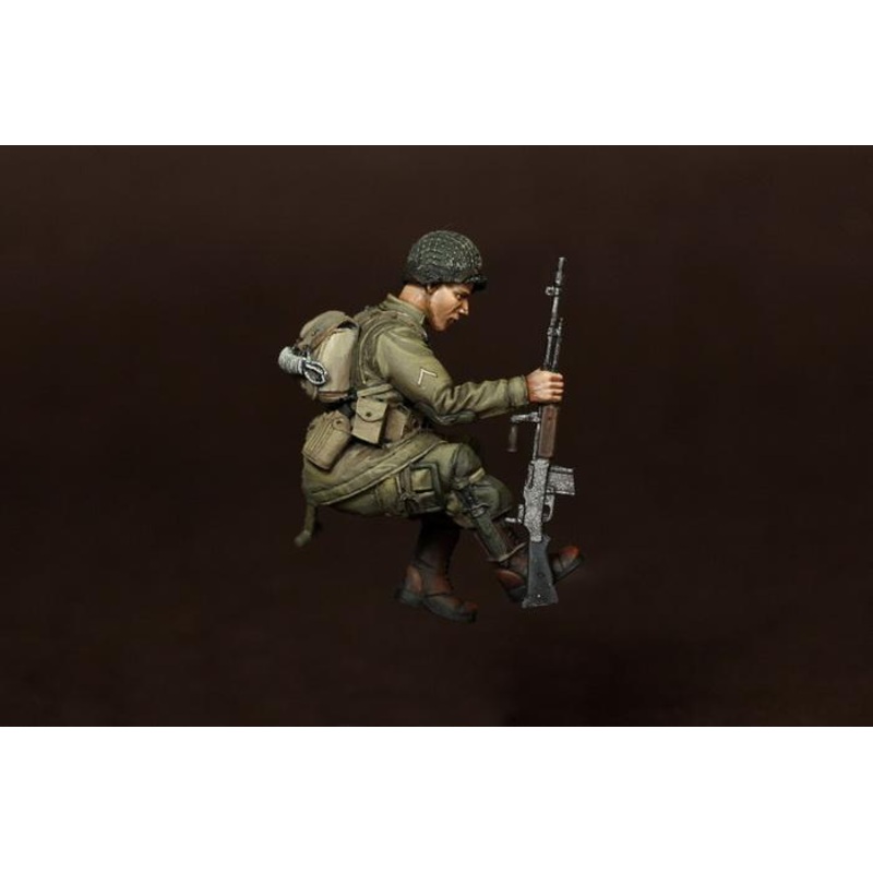 1/35 scale resin figure kit WW2 USU.S. Army Airborne BAR Gunner for jeep. D-Day