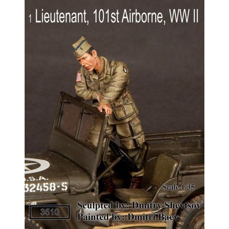 1/35 Scale resin kit 1 Lieutenant, 101st Airborne, WW II
