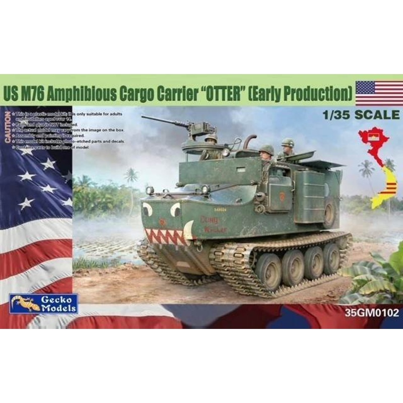 Gecko 1/35 scale US M76 Amphibious Cargo Carrier OTTER (Early Production)