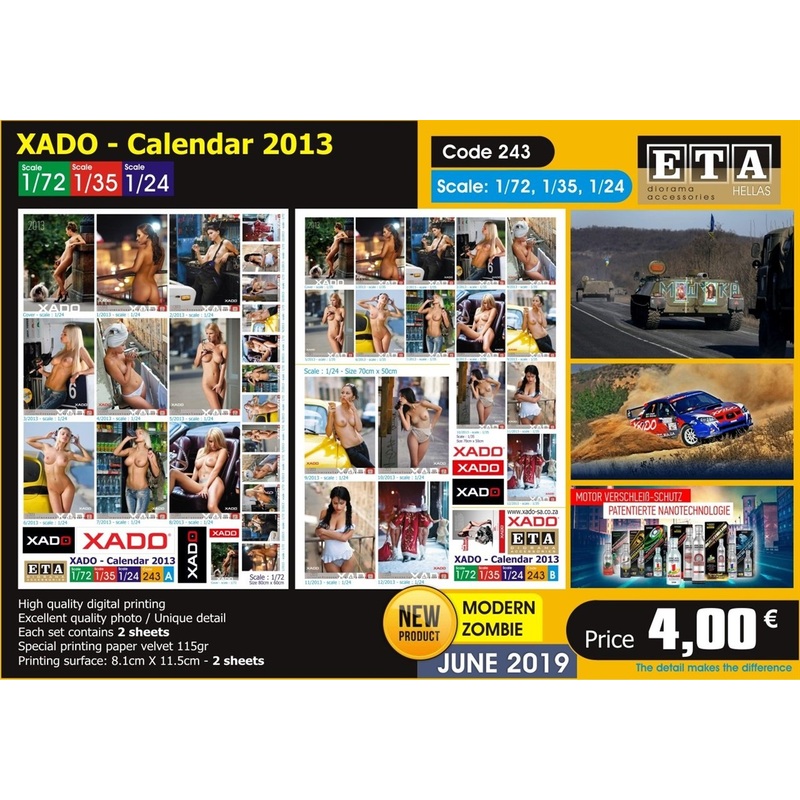 1/24 Calendar 2013 – XADO