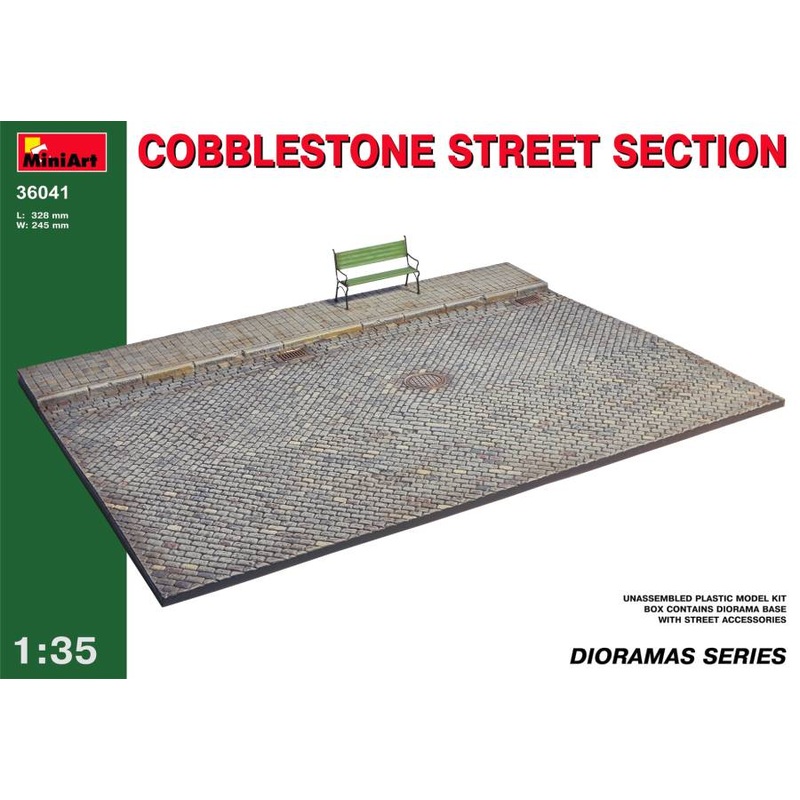 1/35 Miniart Cobblestone Street Section
