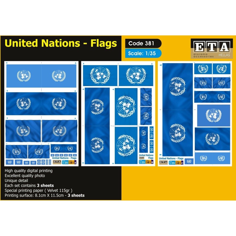 1/35 MODERN United Nations – Flags