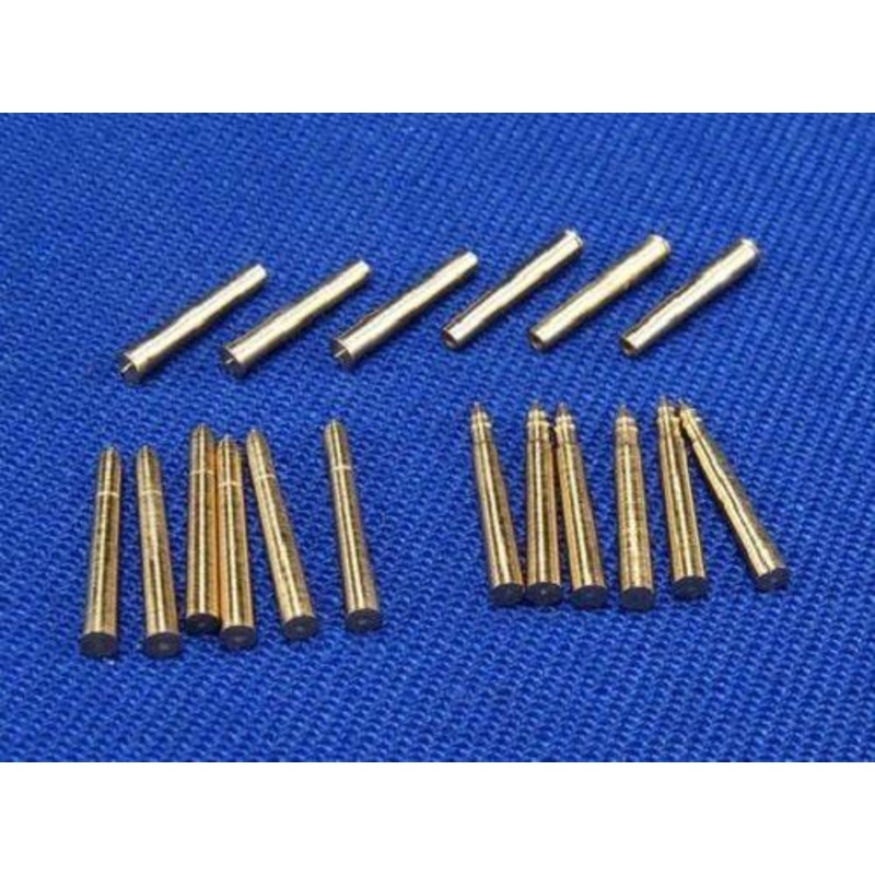 1/35 scale 40mm QF Pdr L/50 brass shells and ammo