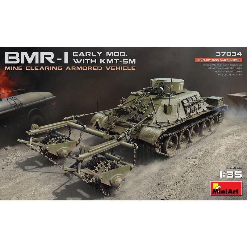 1/35 scale Miniart model kit BMR-1 Early Mod with KMT-5M