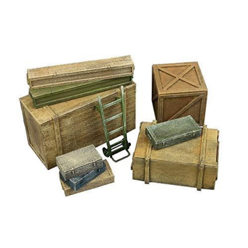 1/35 scale Miniart model kit Wooden Boxes and Crates