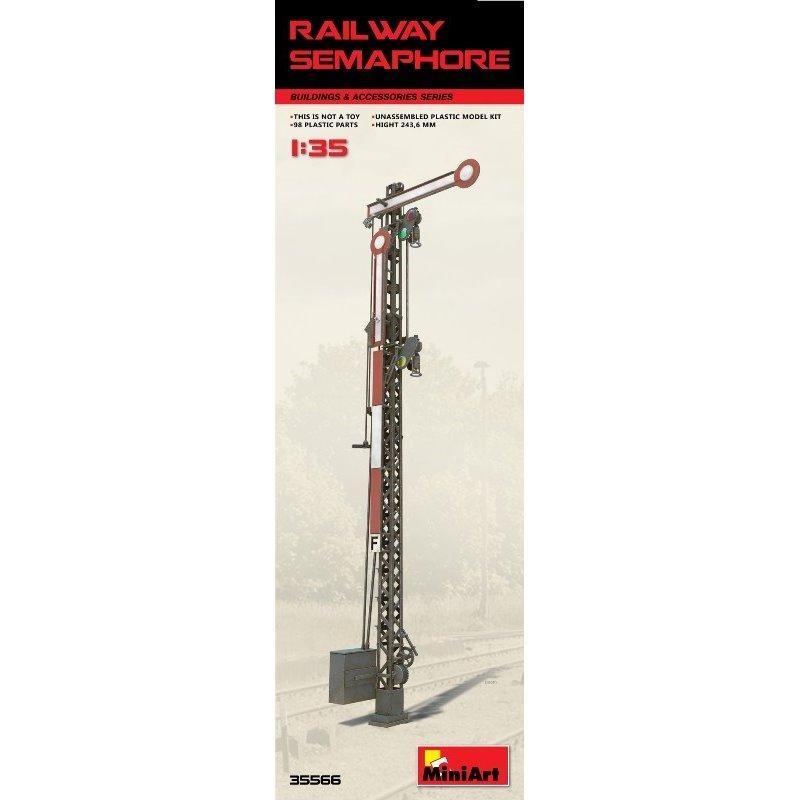 1/35 scale Miniart railway semaphore