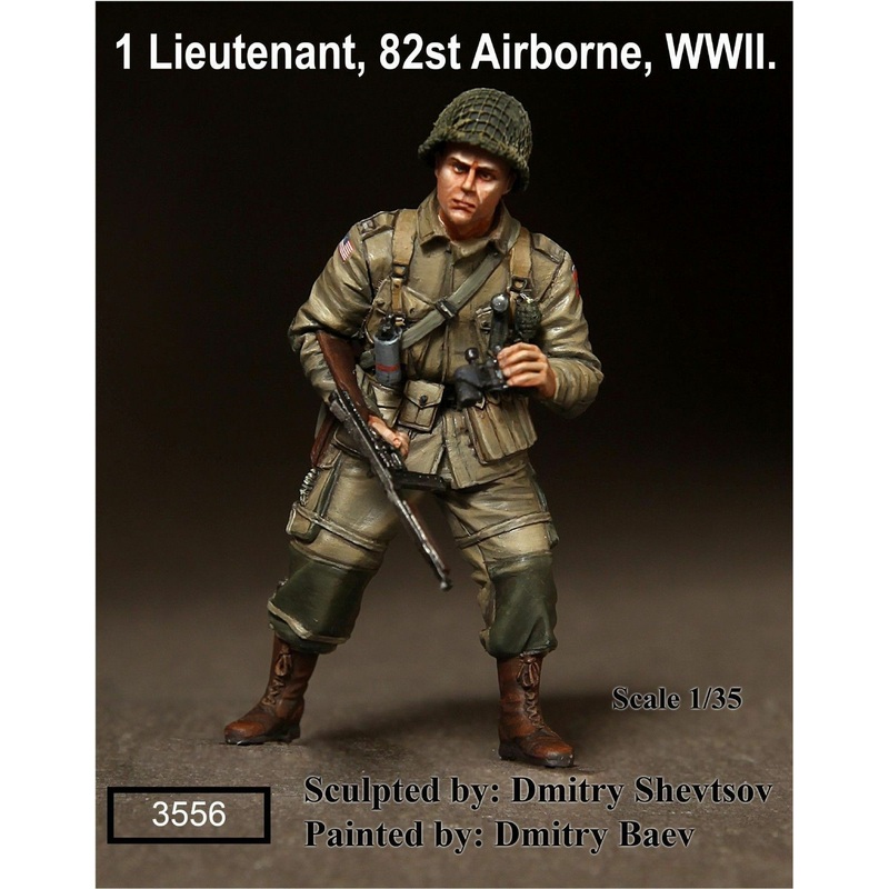 1/35 Scale resin model kit Lieutenant,  82st Airborne, WW II