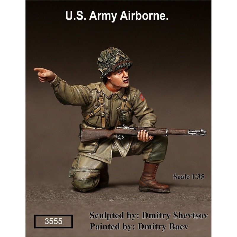 1/35 Scale resin model kit U.S. Army Airborne.