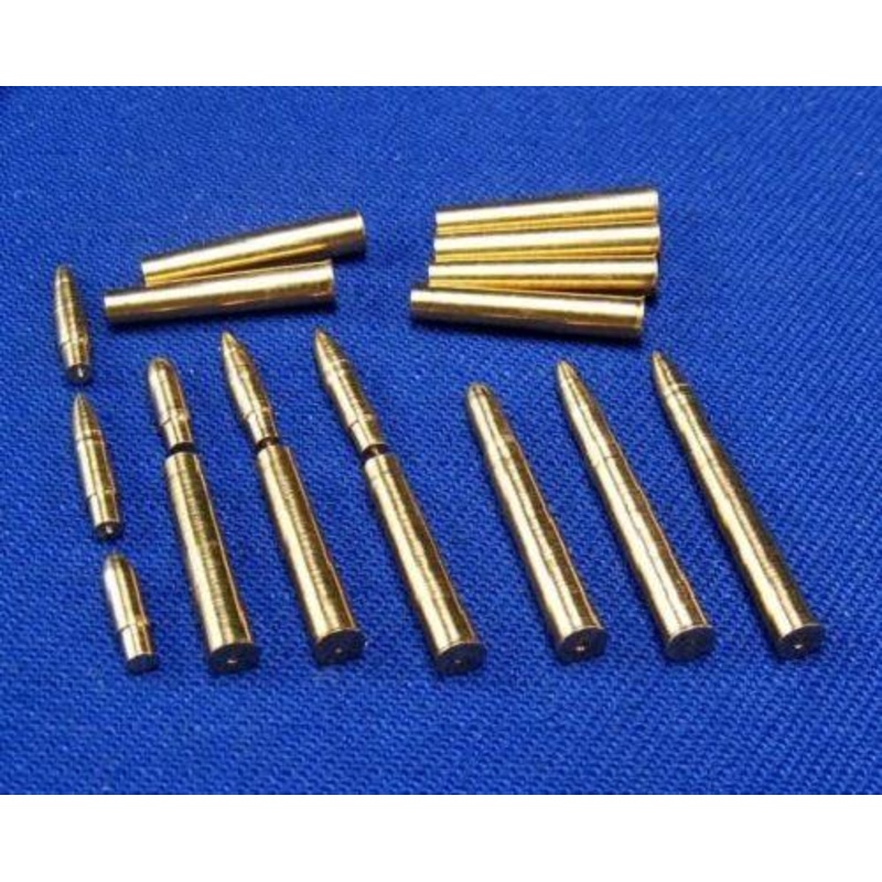 1/35 scale 76,2mm L/53 M7 gun brass shells and ammo