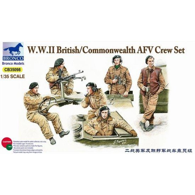 1/35 Scale British/Commonwealth AFV Crew set