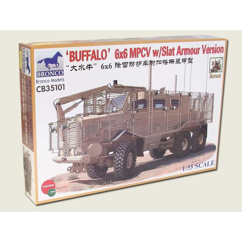 1/35 Scale Buffalo 6×6 MPCV Slat Armour Version