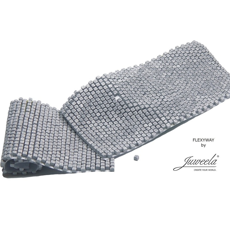 1/35 Scale Flexyway flexible cobblestone section