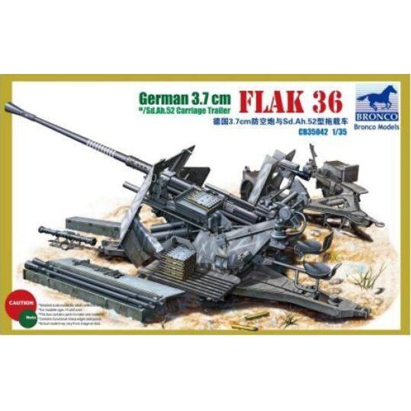 1/35 Scale German 3.7cm Flak 36