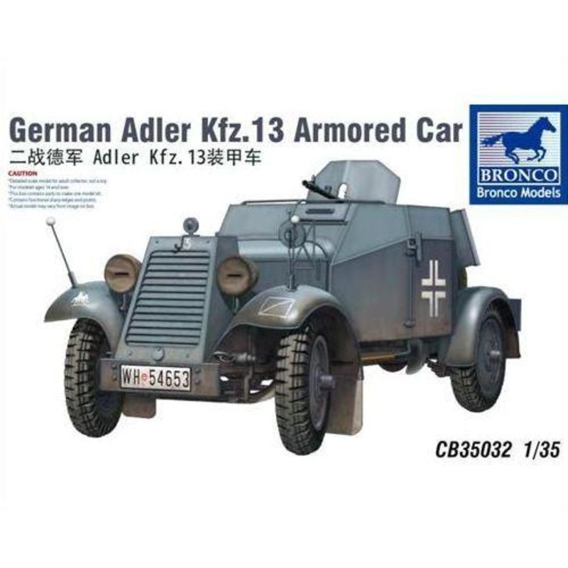 1/35 Scale German Adler Kfz.13 Armoured Car