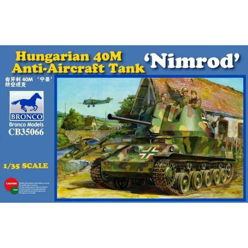 1/35 Scale Hungarian 40M Anti-Aircraft Tank Nimrod