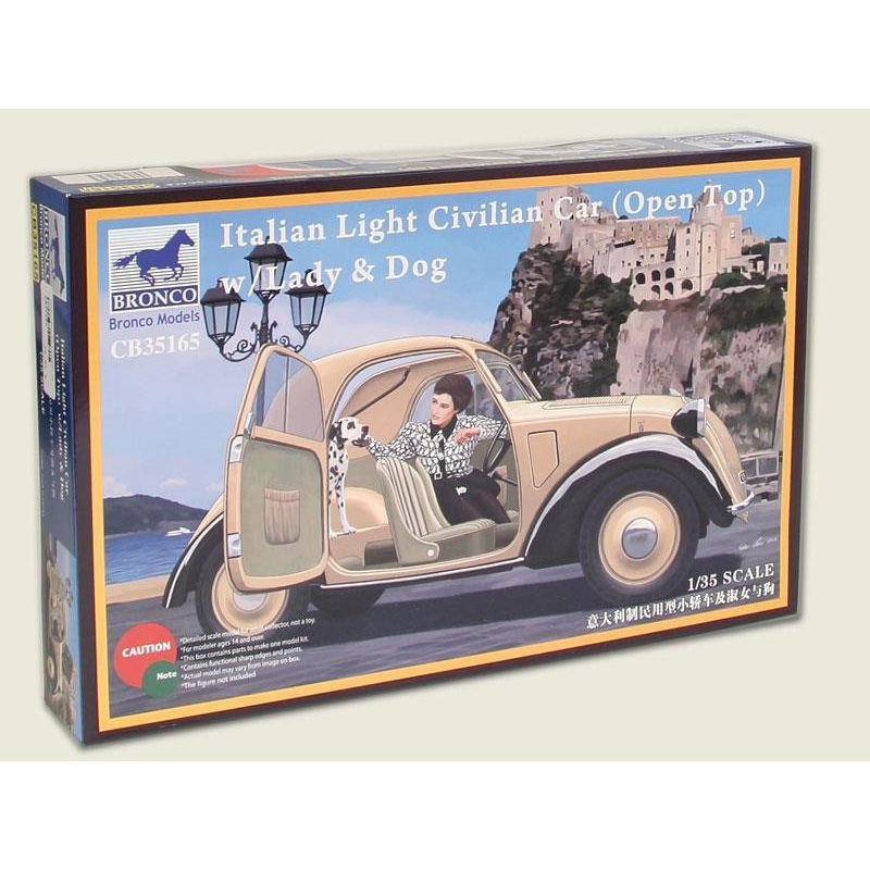 1/35 Scale Italian Light Military staff Car (Open Top)