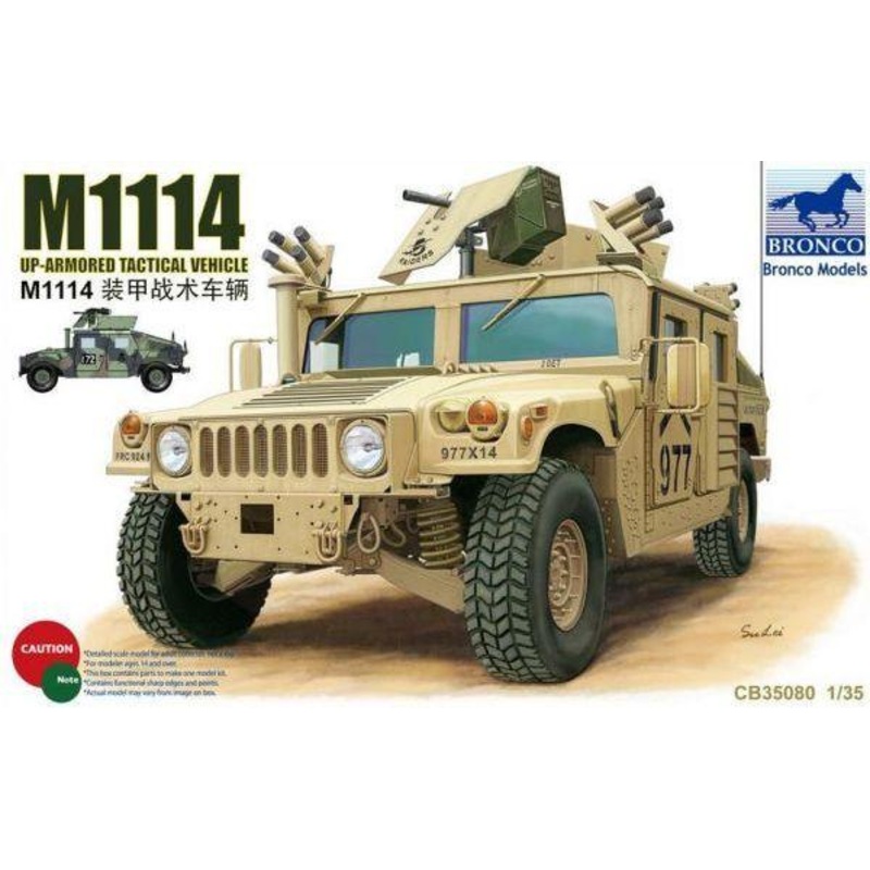 1/35 Scale M1114 Up-Armored Tactical Vehicle