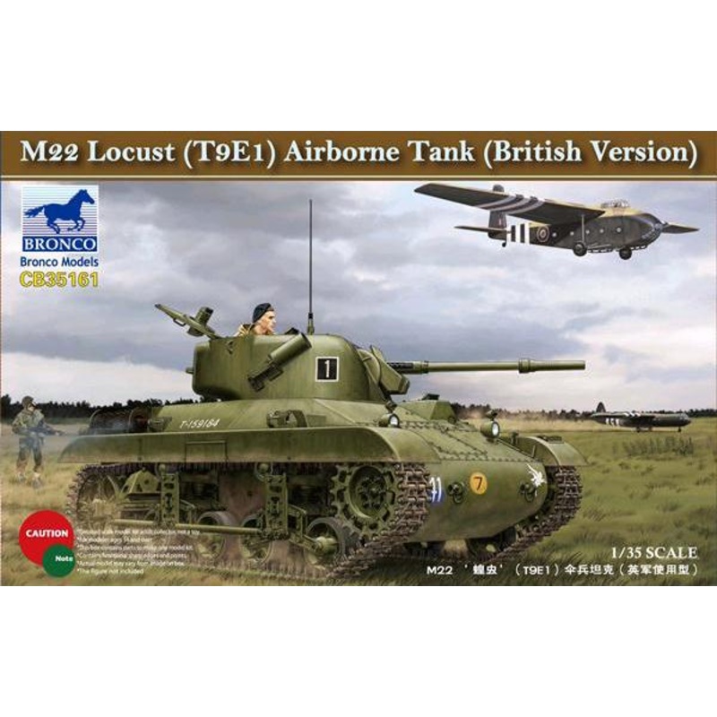 1/35 Scale M22 Locust (T9E1) Airborne Tank (British Version)