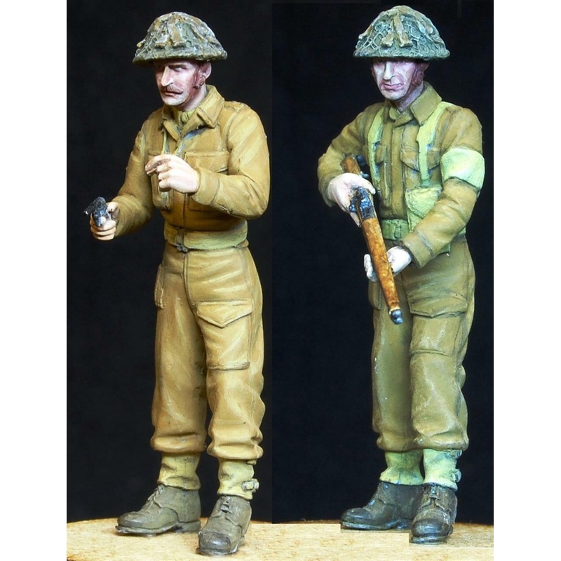1/35 scale resin model kit WW2 British Home Guard Patrol (2 Figs)