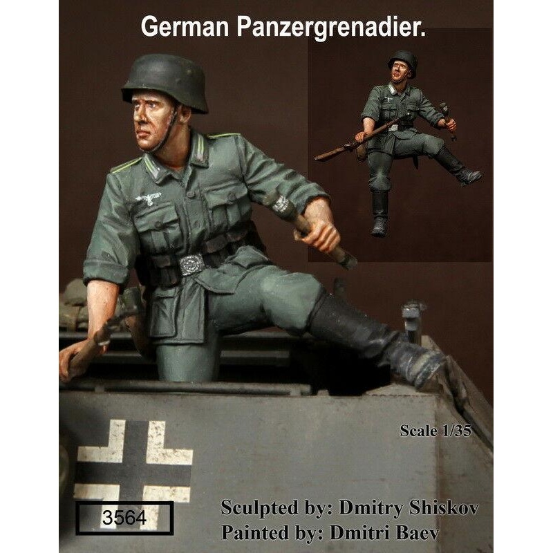 1/35 scale resin model kit WW2 German Panzergrenadier #2