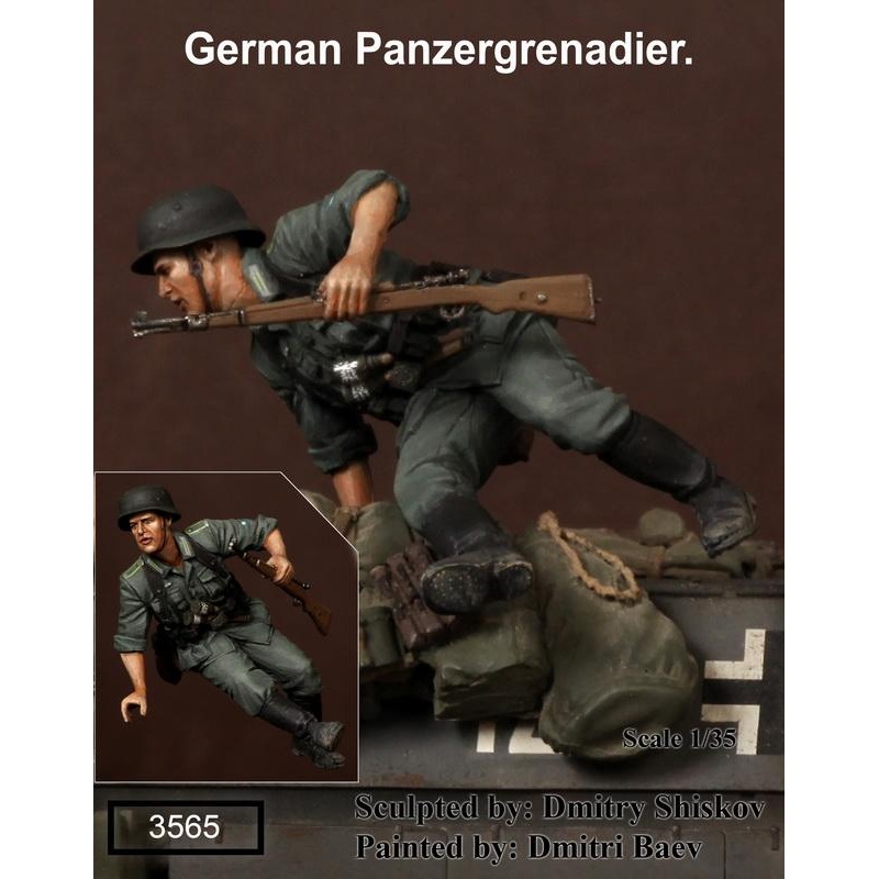 1/35 scale resin model kit WW2 German Panzergrenadier #3