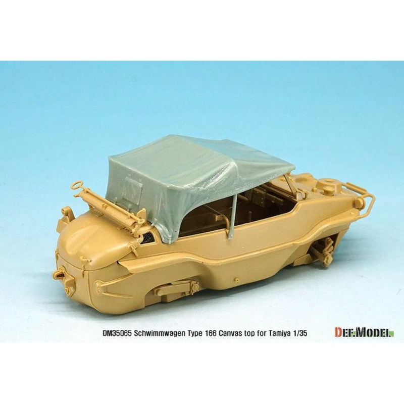 1/35 Scale resin model kitSchwimmwagen Type 166 Canvas Top (for Tamiya)